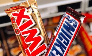Twix and Snickers bars